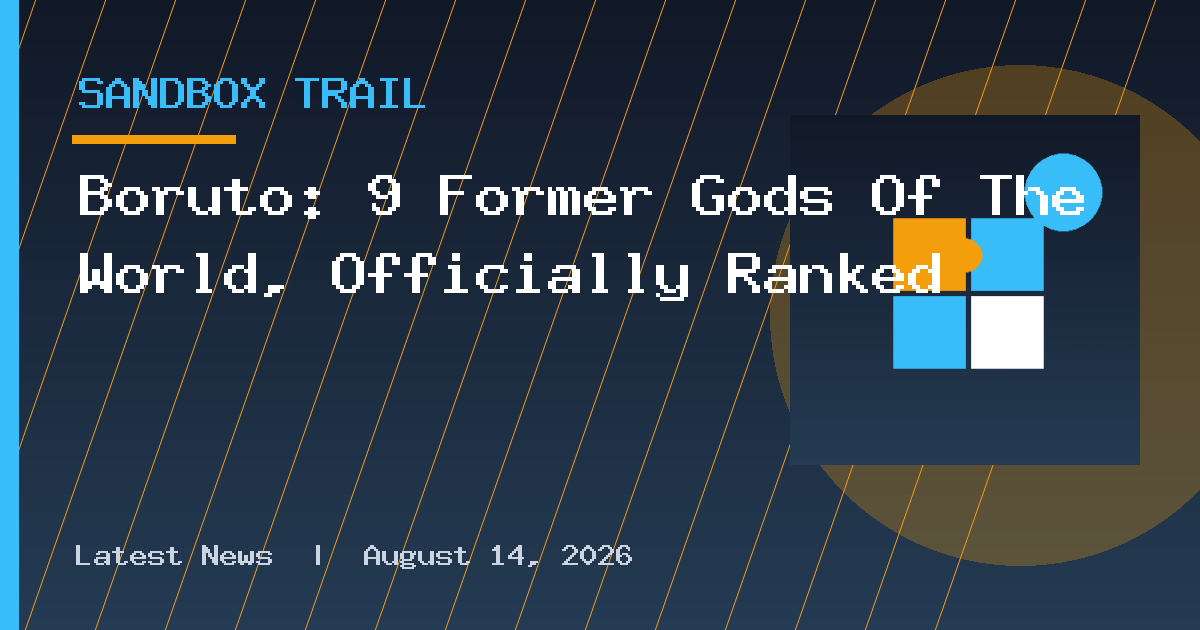 Boruto: 9 Former Gods Of The World, Officially Ranked