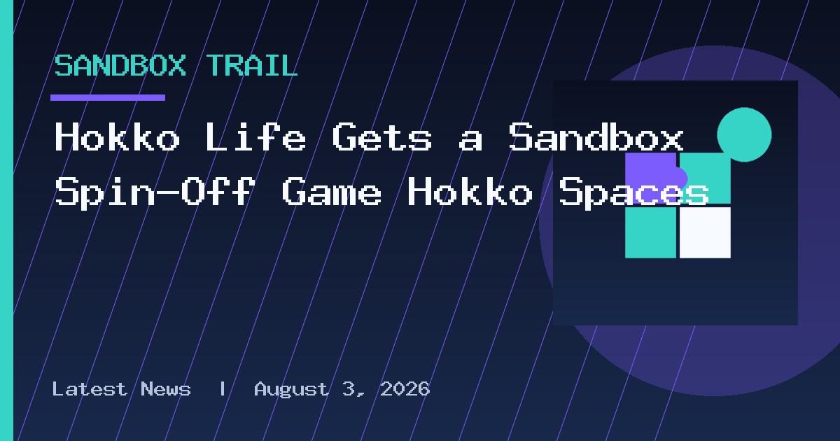 Hokko Life Gets a Sandbox Spin-Off Game Hokko Spaces
