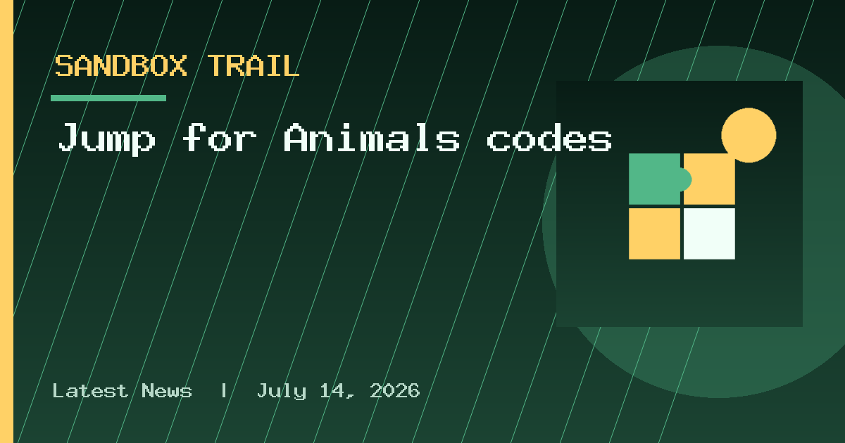 Jump for Animals codes