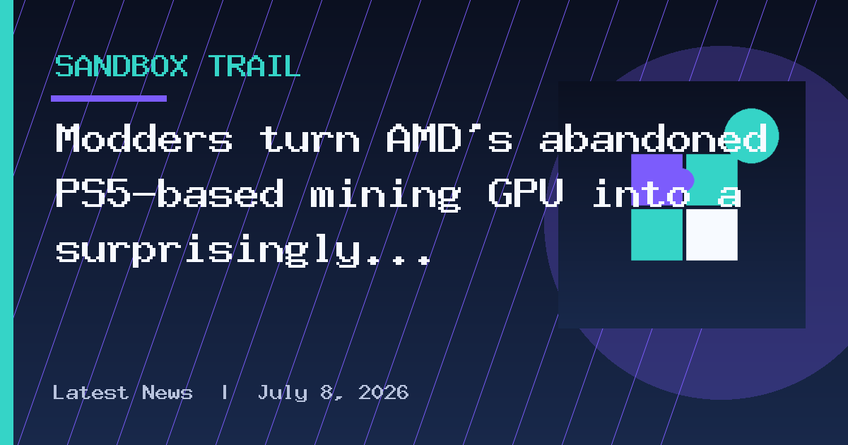 Modders turn AMD's abandoned PS5-based mining GPU into a surprisingly capable