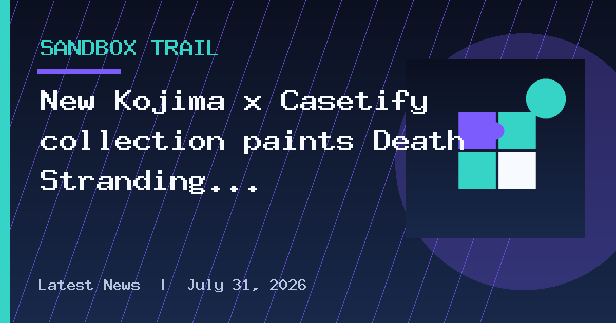 New Kojima x Casetify collection paints Death Stranding all over your EDC