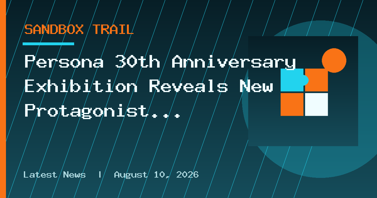 Persona 30th Anniversary Exhibition Reveals New Protagonist Visuals