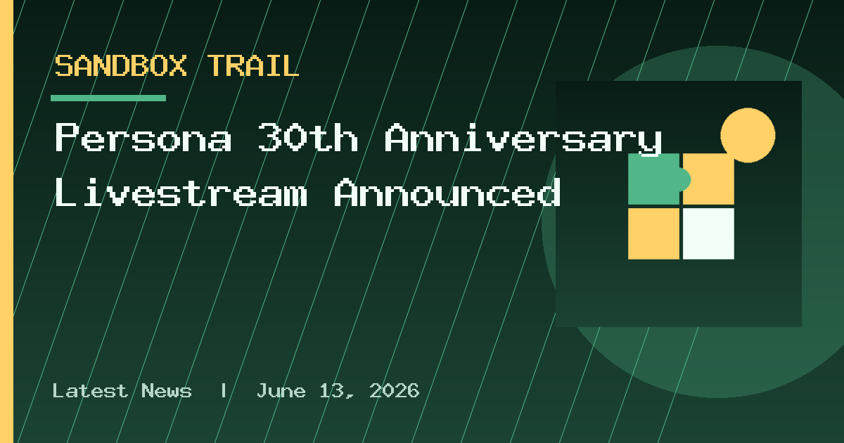 Persona 30th Anniversary Livestream Announced