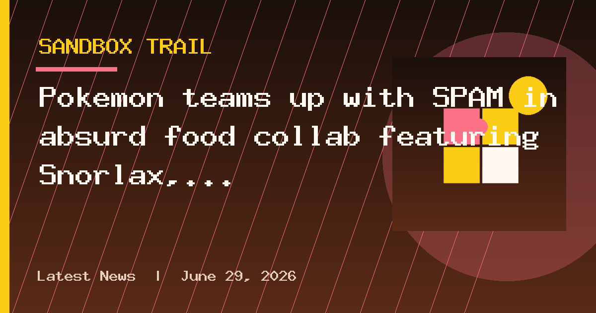 Pokemon teams up with SPAM in absurd food collab featuring Snorlax, Ditto &