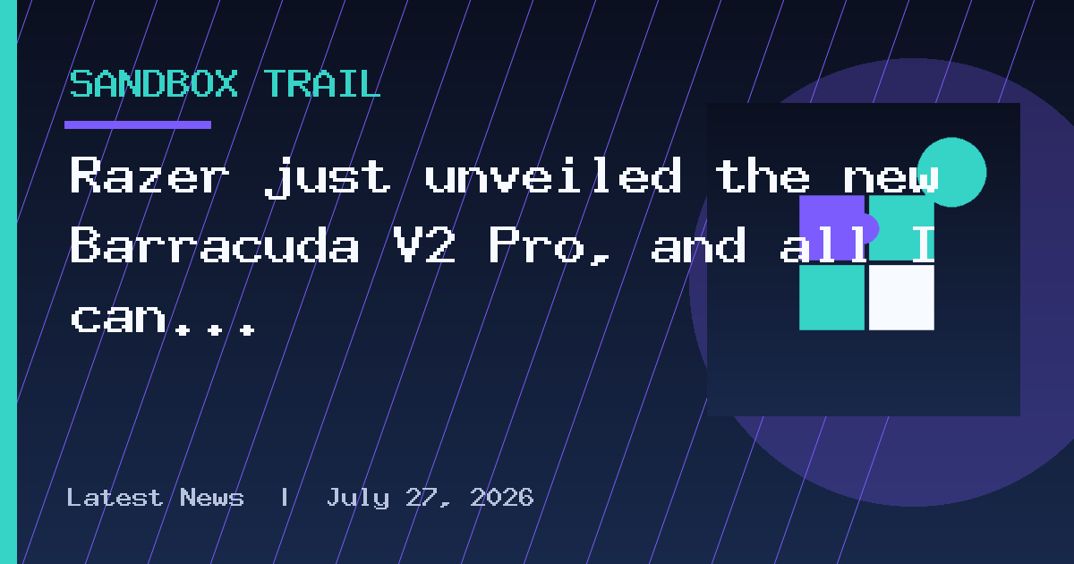 Razer just unveiled the new Barracuda V2 Pro, and all I can think about