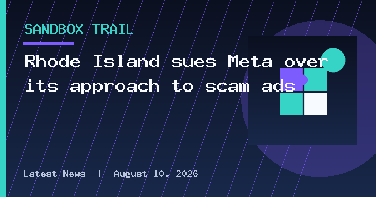 Rhode Island sues Meta over its approach to scam ads