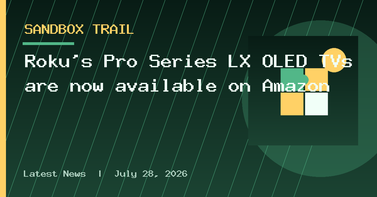 Roku's Pro Series LX OLED TVs are now available on Amazon