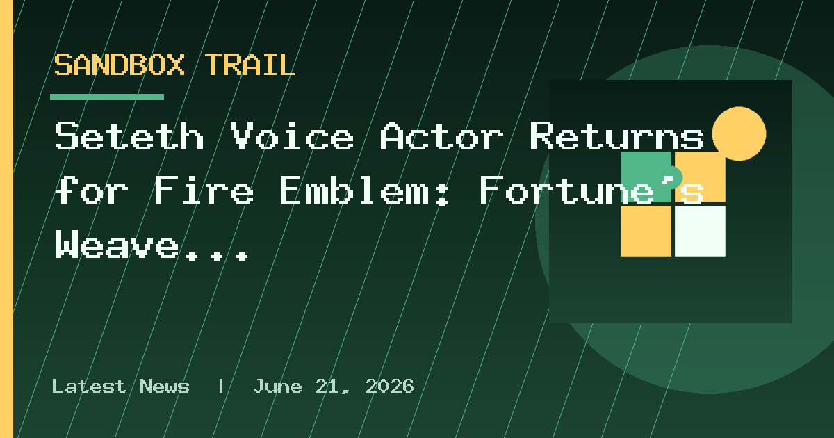 Seteth Voice Actor Returns for Fire Emblem: Fortune’s Weave