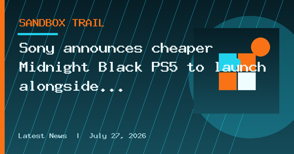 Sony announces cheaper Midnight Black PS5 to launch alongside GTA 6, it's just